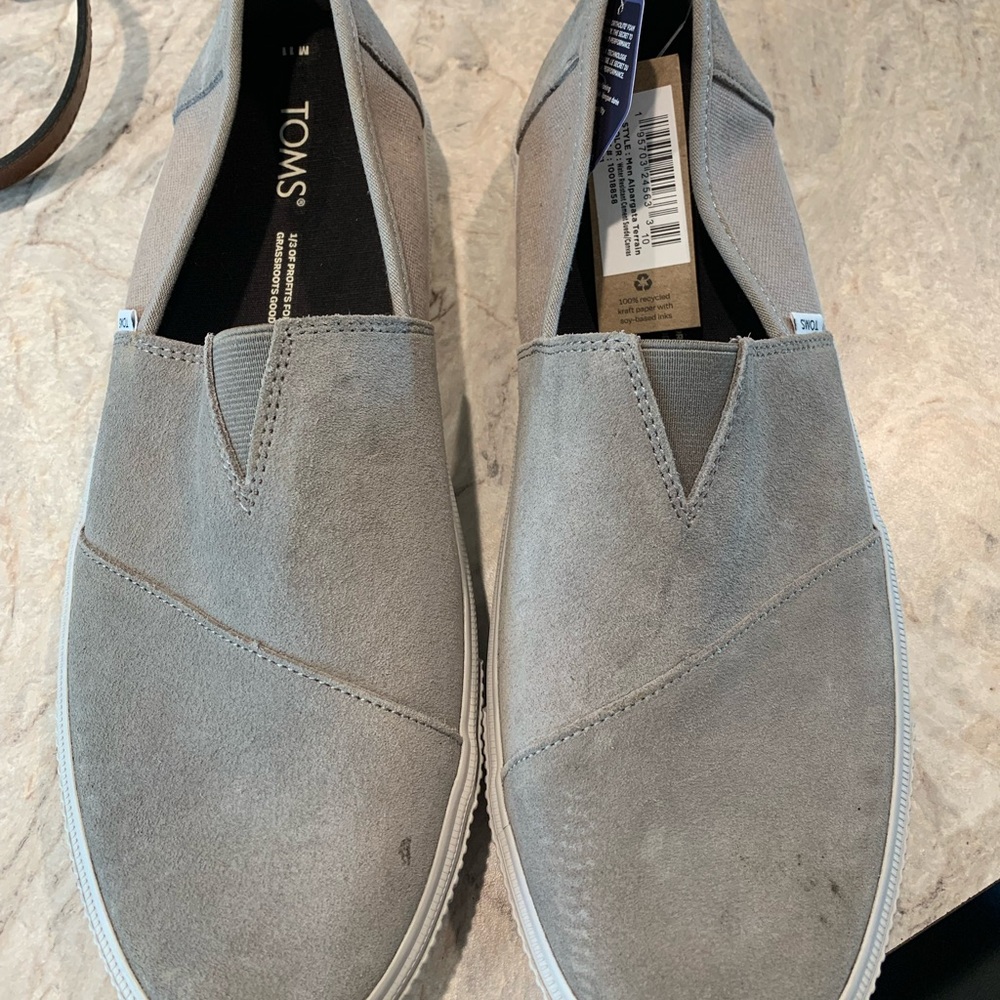 Nwt mens sz 11 TOMS Alpargata Terralin